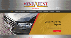 Desktop Screenshot of mendadentbodyrepairs.co.uk